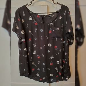 Torrid Skull Blouse